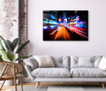 33150 Motion Blur City Street, Acrylic Glass Art