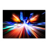 33160 Motion Blur Multicolor City, Acrylic Glass Art