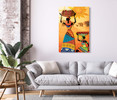 14505 African Women Illustration, Acrylic Glass Art