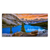 39000 02 Rocky Mountain Sunset, Acrylic Glass Art