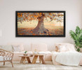 39270 02 Orange Maple Tree, Acrylic Glass Art