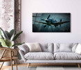 44005 02 Painterly Plane, Acrylic Glass Art