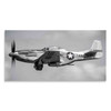 44021 02 B&W Military Plane, Acrylic Glass Art