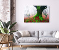 39192 Green Moss Tree, Acrylic Glass Art