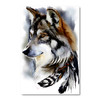 35940 Wolf Painting, Acrylic Glass Art