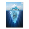 36000 Success Iceberg, Acrylic Glass Art