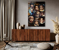14017 Toddler Rappers, Acrylic Glass Art