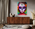 65054 Sugar Skull Girl, Acrylic Glass Art