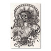 65619 Skeleton Woman, Acrylic Glass Art