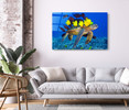 50098 Sea Turtle & Fish Friends, Acrylic Glass Art