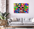 65190 Graffiti Skull, Acrylic Glass Art