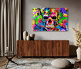 65190 Graffiti Skull, Acrylic Glass Art