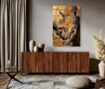 66194 Rhino, Acrylic Glass Art