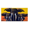 33559 02 Elephant Painting, Acrylic Glass Art