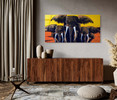 33559 02 Elephant Painting, Acrylic Glass Art