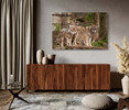 35965 Brown Wolves, Acrylic Glass Art