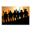 60002 Soldiers Silhouettes, Acrylic Glass Art