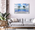 24012 Pool with a View, Acrylic Glass Art