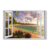 24015 Sunset Beach View, Acrylic Glass Art