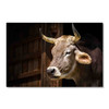 35128 Cow Headshot, Acrylic Glass Art