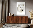 35065 White Wolf, Acrylic Glass Art