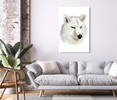 35065 White Wolf, Acrylic Glass Art