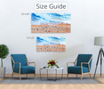 10228 02 Relaxing on Beach, Acrylic Glass Art