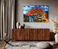 41013 Flamboyan Tree, Acrylic Glass Art