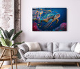 50075 Swimming with the Fishies, Acrylic Glass Art