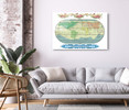48522 Ancient World Map, Acrylic Glass Art