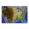 48510 United States Terrain, Acrylic Glass Art