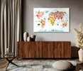 48527 Children's World Map, Acrylic Glass Art