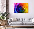 15061 Rainbow Rose, Acrylic Glass Art