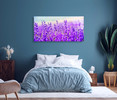 15107 02 Purple Flowers, Acrylic Glass Art