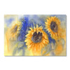 15007 Watercolor Sunflowers, Acrylic Glass Art