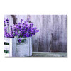 15118 Purple Flower Crate, Acrylic Glass Art