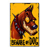 85037 Beware of Dog, Acrylic Glass Art