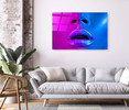 55081 Pink & Blue, Acrylic Glass Art