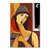 55079 Abstracted Woman, Acrylic Glass Art