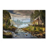 79241 Lakeside Cottage, Acrylic Glass Art