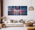 30062-33 Red Horizon, Acrylic Glass Art