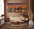 20570-33 New York Sunset, Acrylic Glass Art