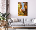 66110 Brown Cow, Acrylic Glass Art