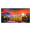 39266 02 Rainbow Sunset, Acrylic Glass Art