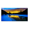 39261 02 Yellow Sunset, Acrylic Glass Art