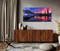 39245 02 Pink Sunset, Acrylic Glass Art