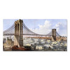 20565 02 Brooklyn Bridge Illustrated, Acrylic Glass Art