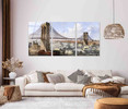 20565-33 Brooklyn Bridge Illustrated, Acrylic Glass Art