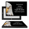 MINI36049 Eagles Fly Alone, Framed UV Poster Board