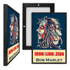 MINI14212 Iron Like A Lion In Zion, Framed UV Poster Board